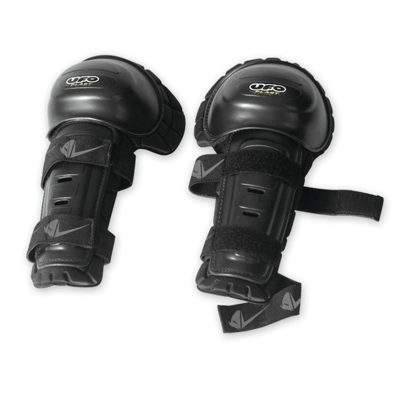 UFO Plast Rodilleras Protecci�n Motocross Shin negro