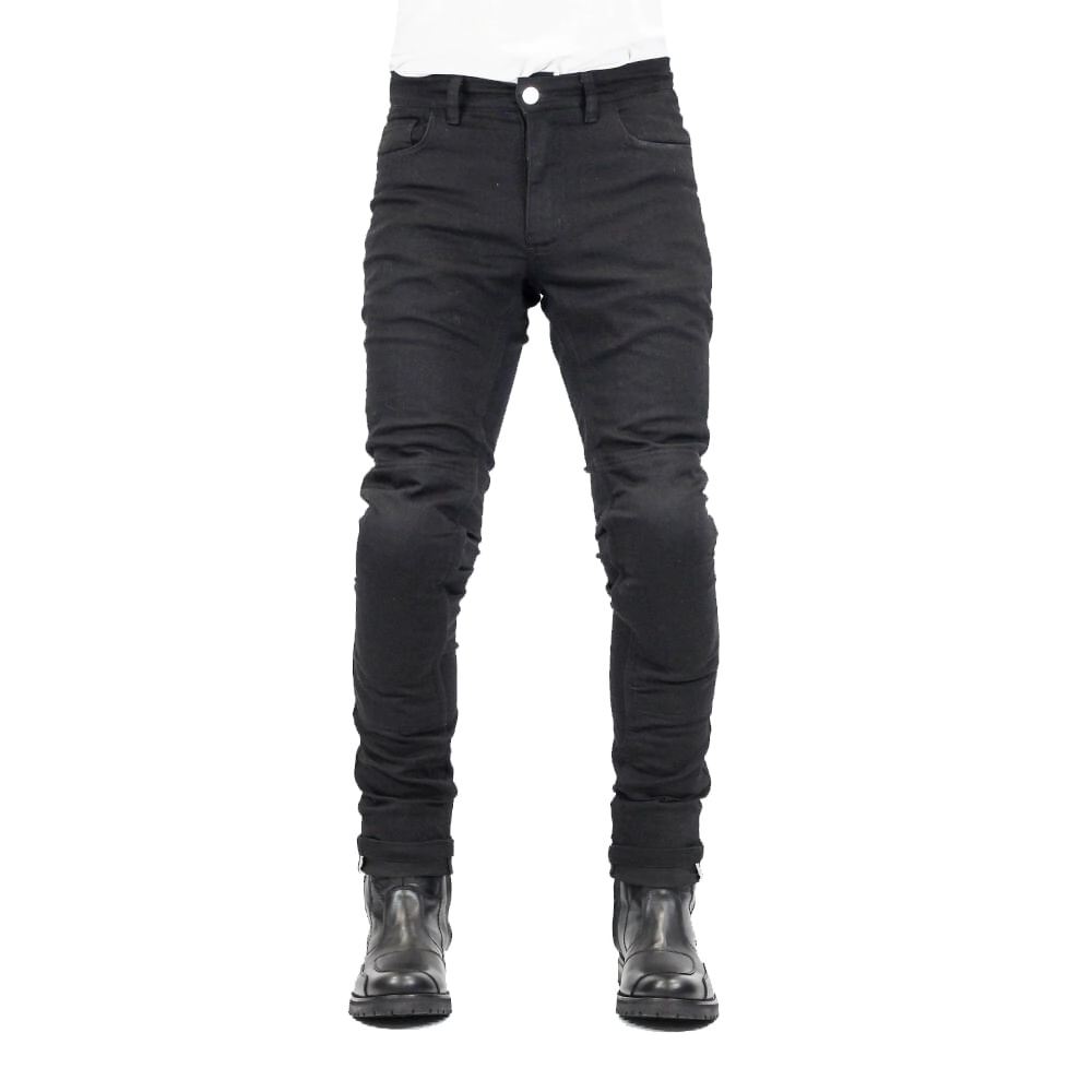 PANTALON JEAN MOTO RANGER RIDING NEGRO TALLE 36 -FOURSTROKE-