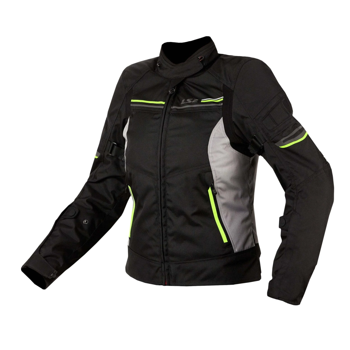 CAMPERA SHADOW BLACK TITANIUM MUJER TALLE XL -LS2-