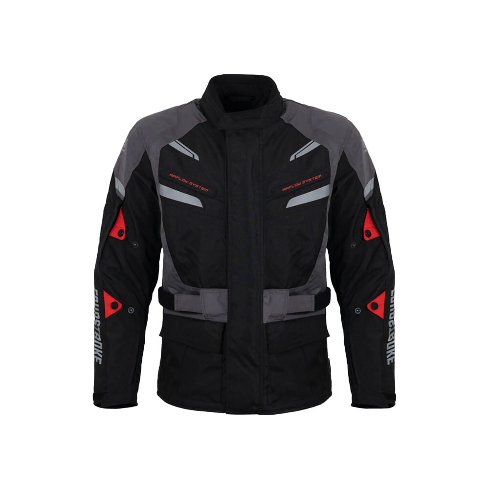 Campera Fourstroke All Weather WP negro gris talle M