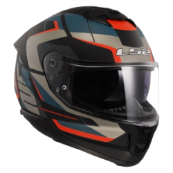 Casco LS2 Integral Doble Visor FF808 Road Bk/bl MT