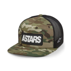 Gorra Alpinestars Cache Trucker verde negro talle UNICO