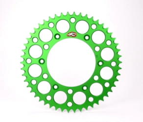 Renthal Corona Moto Kawasaki KXF250 50 dientes 520 verde