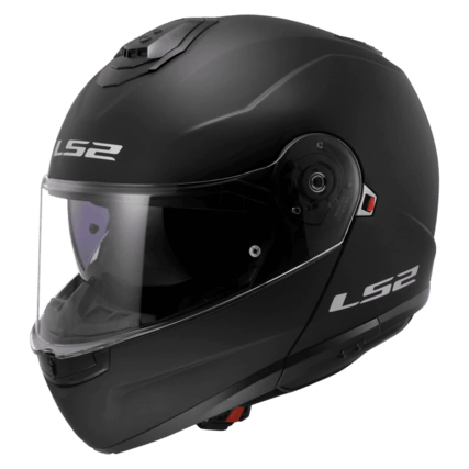 CASCO REBATIBLE FF908 STROBE II SOLID BK MT TALLE 2XL - LS2 -