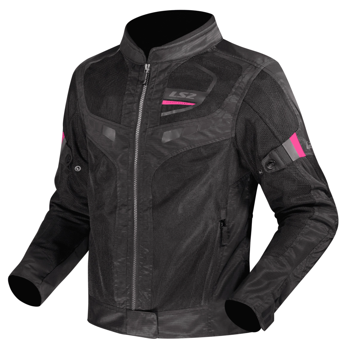 Campera Ls2 Garda Air Mujer Negra / Rosa
