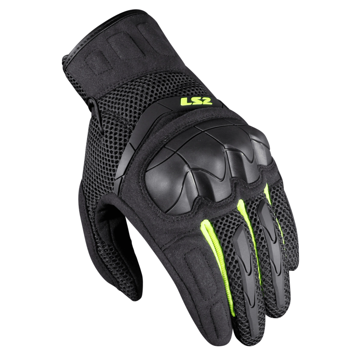 Guante Ls2 Kubra Hombre Negro / Amarillo