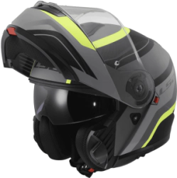 Casco LS2 Rebatible FF908 Monza Bk/hv YL MT