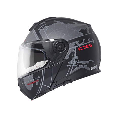 Casco rebatible Schuberth C5 Globe negro talle XL