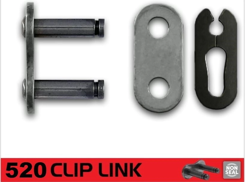 RK Eslab�n Uni�n Cadena Moto 520 con o-Ring
