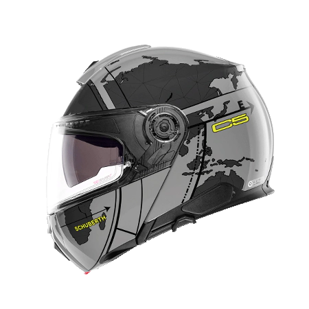 Casco rebatible Schuberth C5 Globe gris talle M