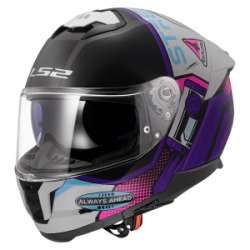 Casco LS2 Integral Doble Visor FF808 Stream II Moon Walk Pearl WH FU