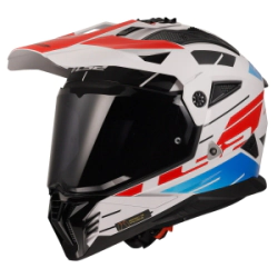 Casco LS2 Integral MX702 Namib Wh/bl/rd GS