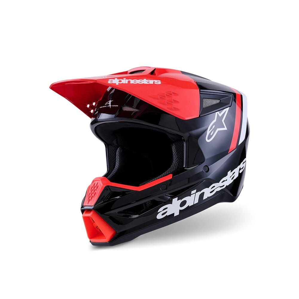 Casco Alpinestars Motocross S-M3 Radium negro rojo talle L