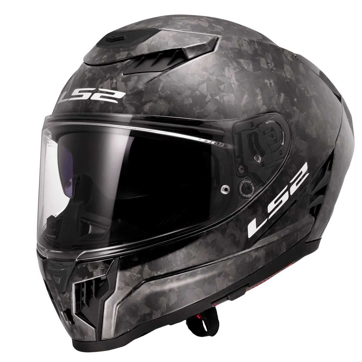 Casco LS2 807 Dragon Carbono Forged Negro / Brillo