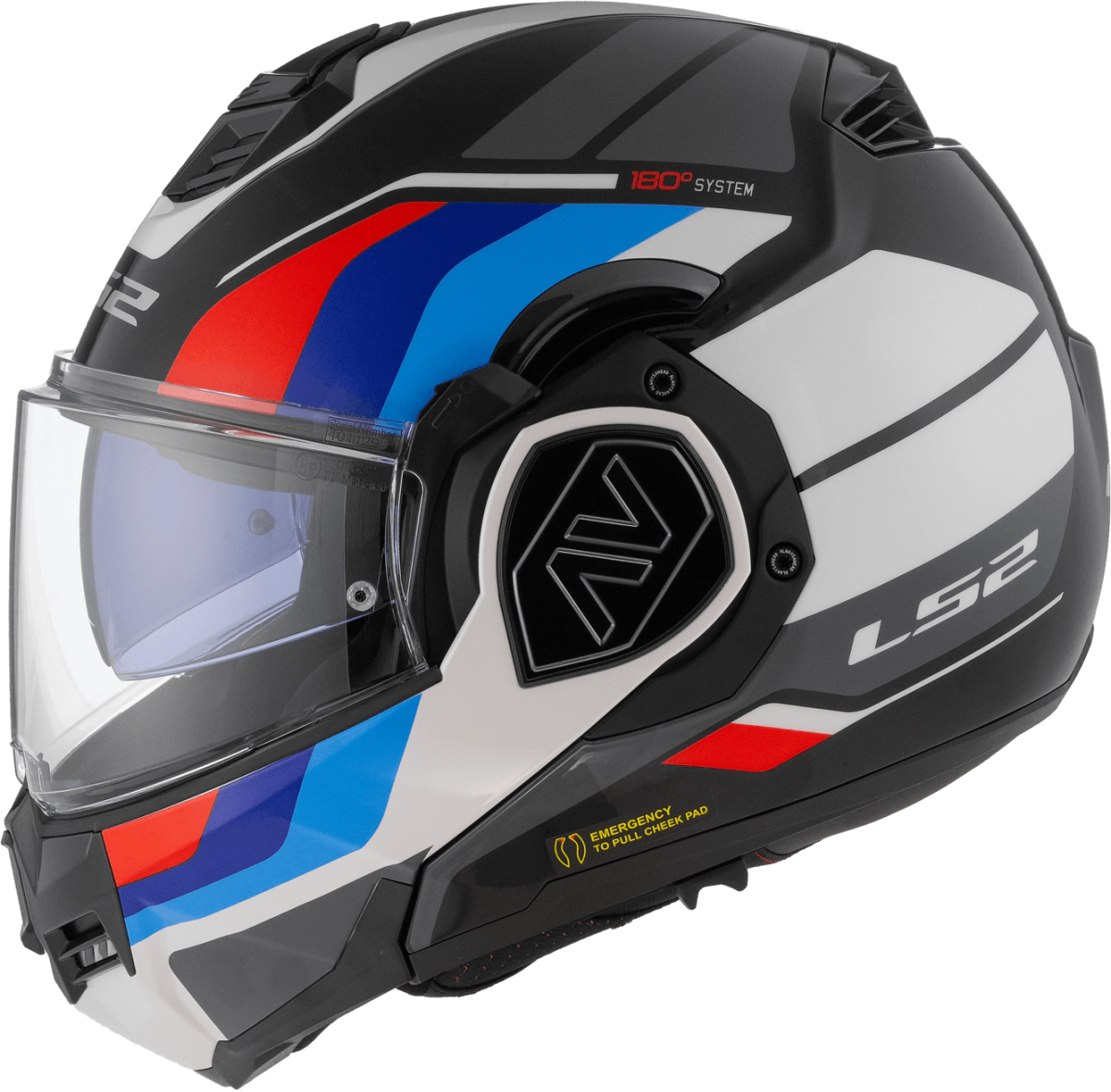 Casco LS2 906 Advant Sport Negro / Rojo / Mate