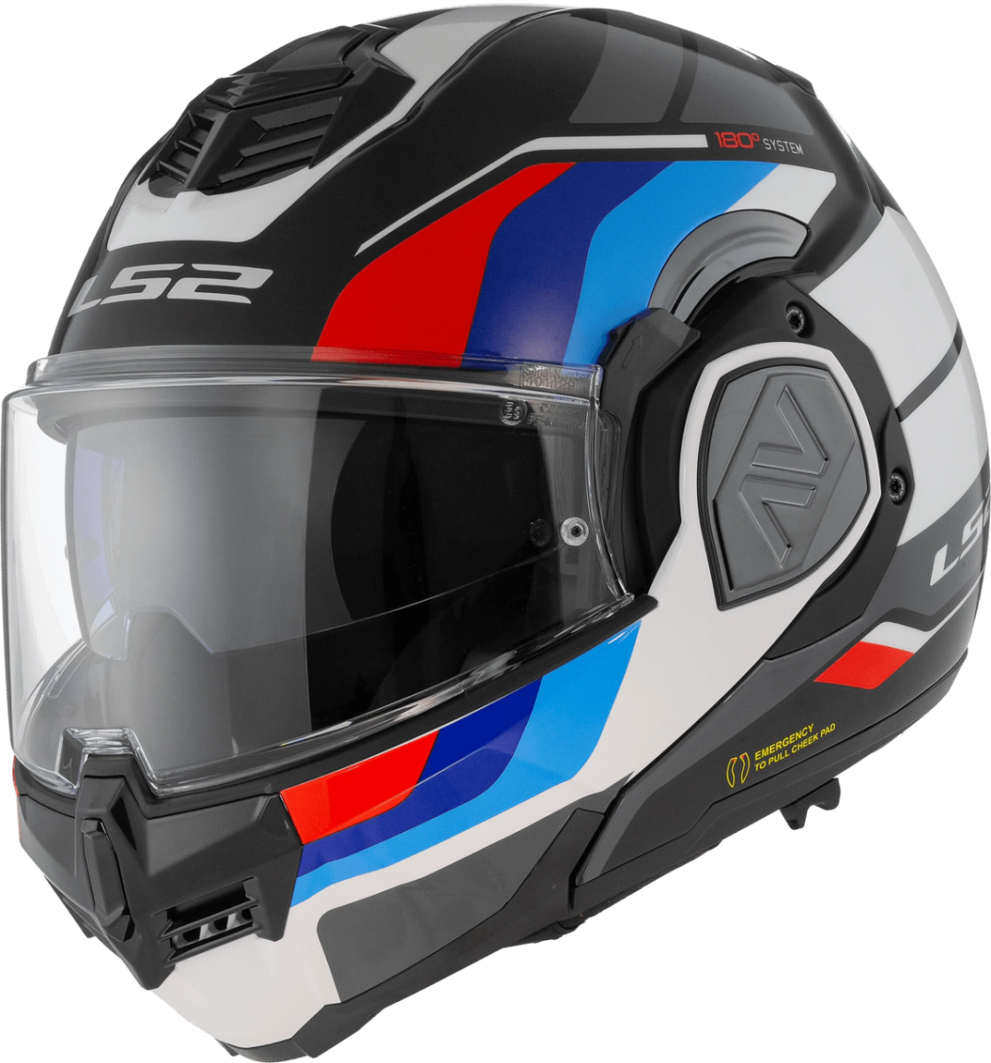 Casco LS2 906 Advant Sport Negro / Rojo / Mate