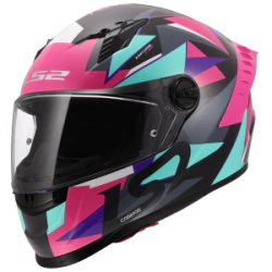 Casco LS2 Integral FF816 Cosmos Astom Bk/pk MT