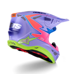 Casco Alpinestars Motocross S-M10 Jett Lawrence ECE rojo negro talle M