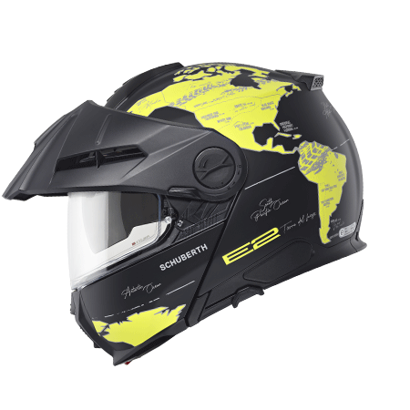 Casco rebatible Schuberth E2 Atlas amarillo talle XL