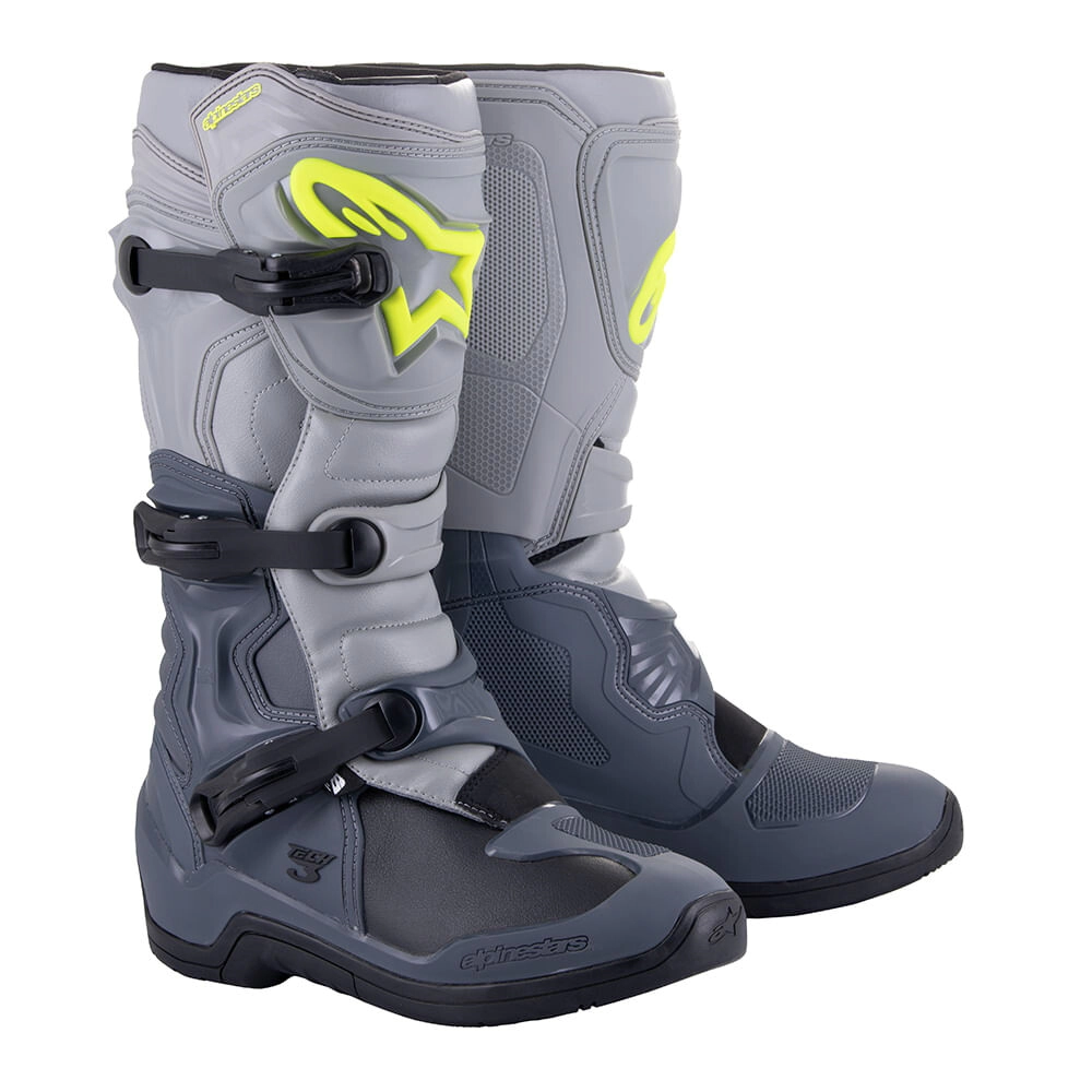 Botas Alpinestars Motocross Tech 3 gris talle 45.5-11