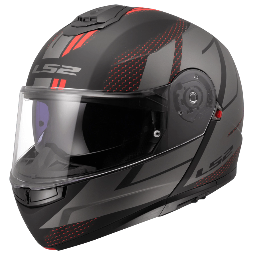 Casco LS2 908 Strobe II Code Negro / Gris / Mate