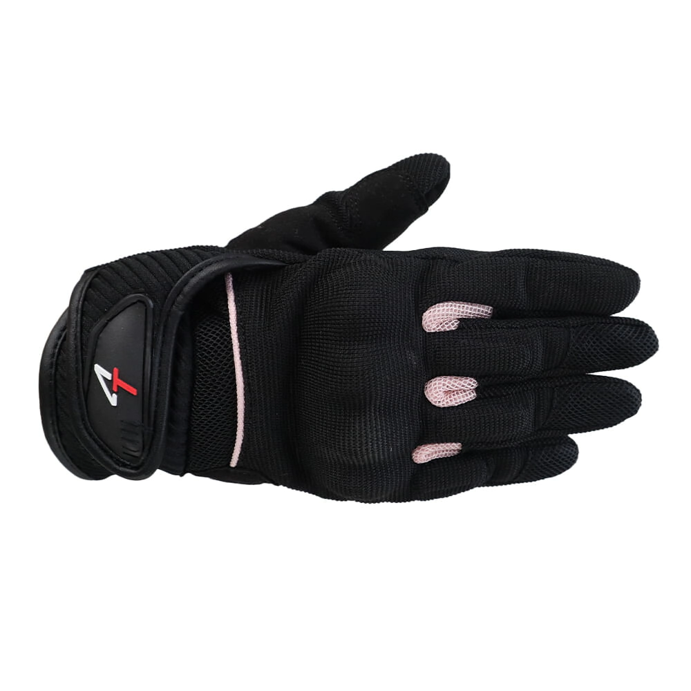 Guantes Fourstroke Calle Wanderlust negro rosa talle XL