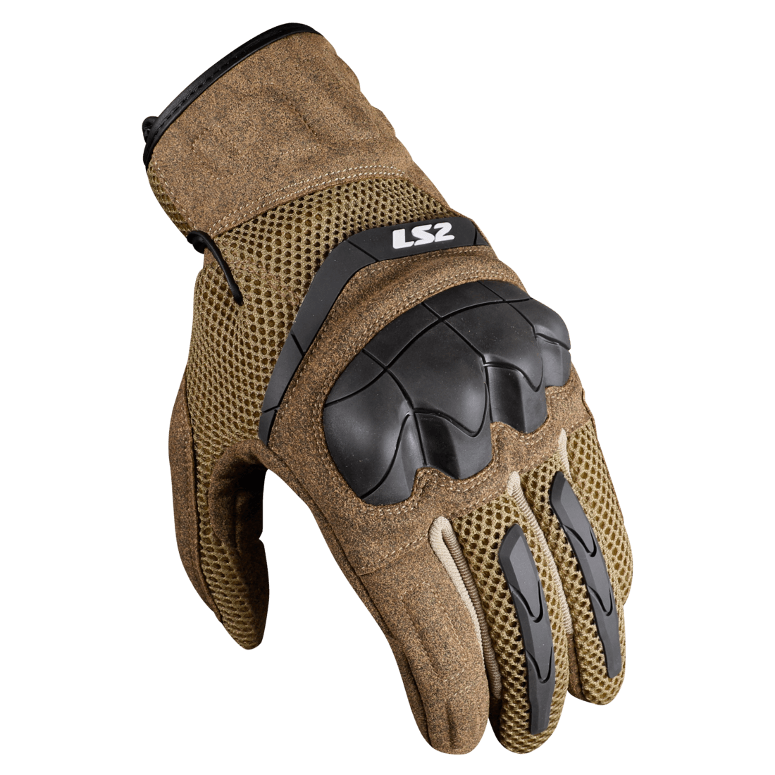 Guante LS2 Kubra Hombre Marron