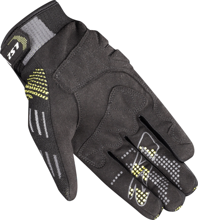 Guante LS2 Alfa Hombre Negro / Amarillo