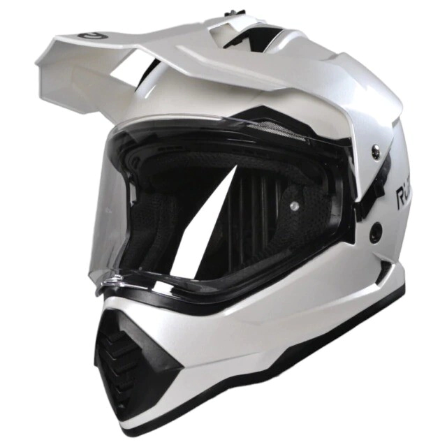 CASCO OFF ROAD MAXIM SOLID BLANCO PERLADO TALLE XL -RUDER-