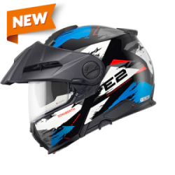 Casco rebatible Schuberth E2 Trail azul talle L
