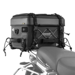 Rhinowalk Bolso trasero Moto impermeable 36L Rigido Fortress Series X negro