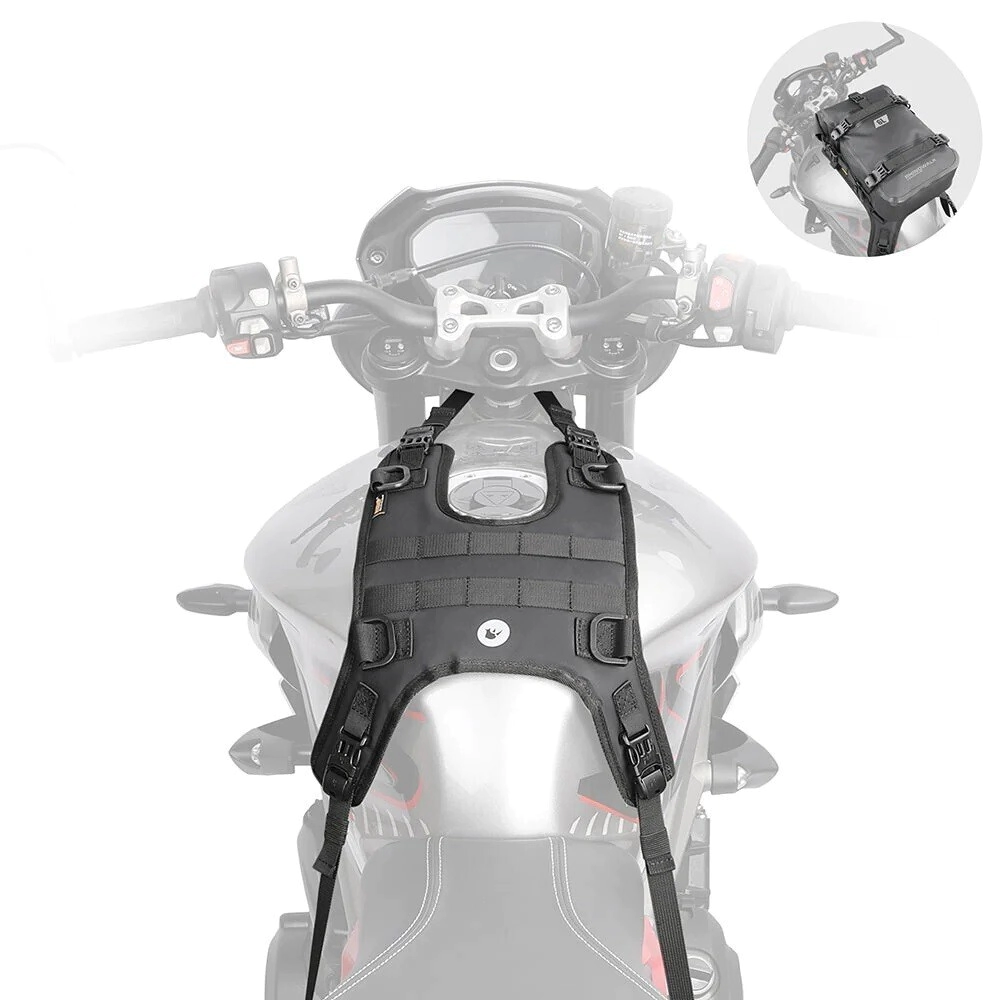 Rhinowalk Bolso Moto Base para s de Tanque universal negro