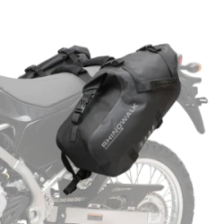 Rhinowalk Alforjas Laterales Moto impermeables 28L (par) mate negro