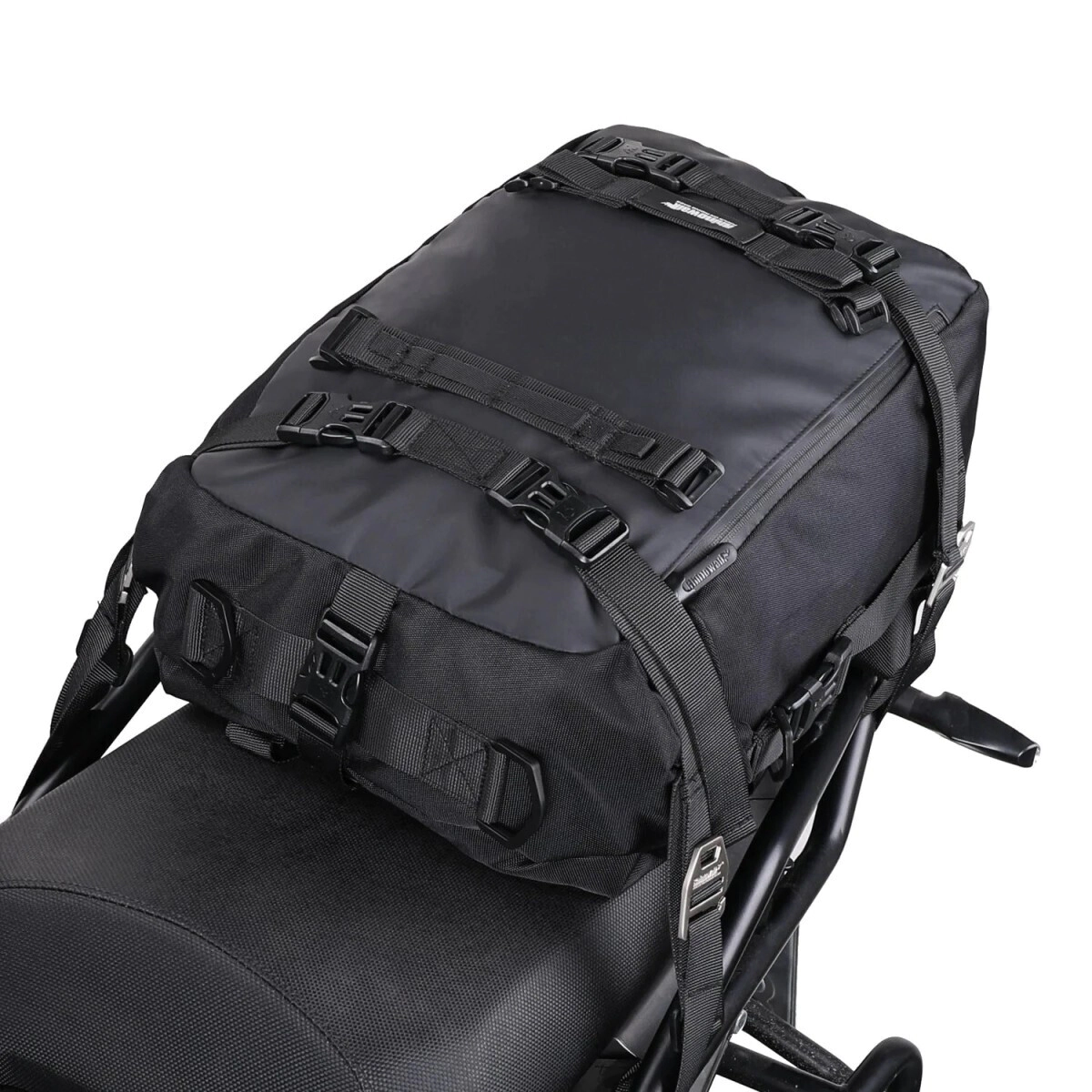 Rhinowalk Mochila Moto 20L y Bolso trasero impermeable negro