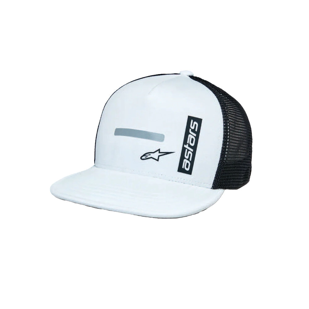 Gorra Alpinestars Alter Trucker blanco negro talle UNICO
