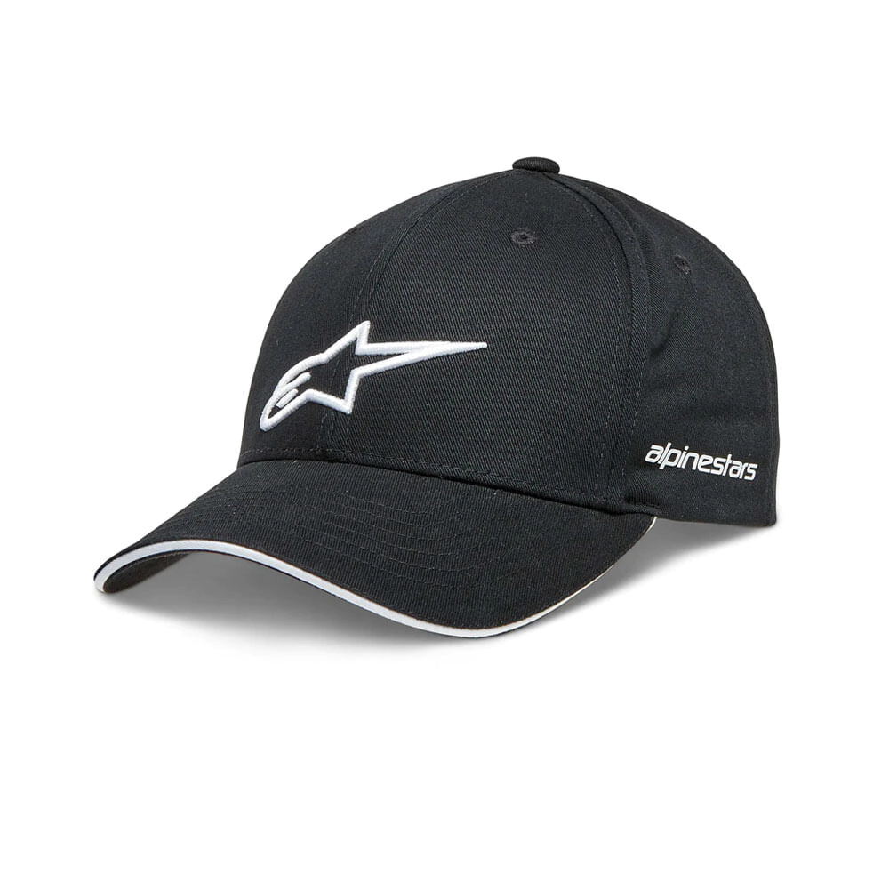 Gorra Alpinestars Rostrum negro blanco talle UNICO