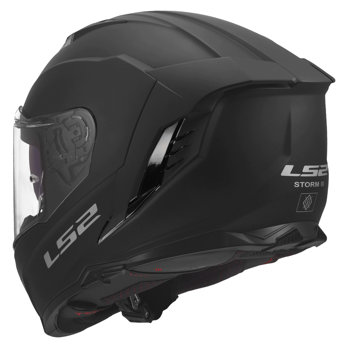 Casco LS2 818 Storm III Solid Negro / Mate