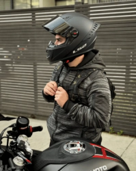 Casco LS2 Integral FF816 Cosmos Solid BK MT