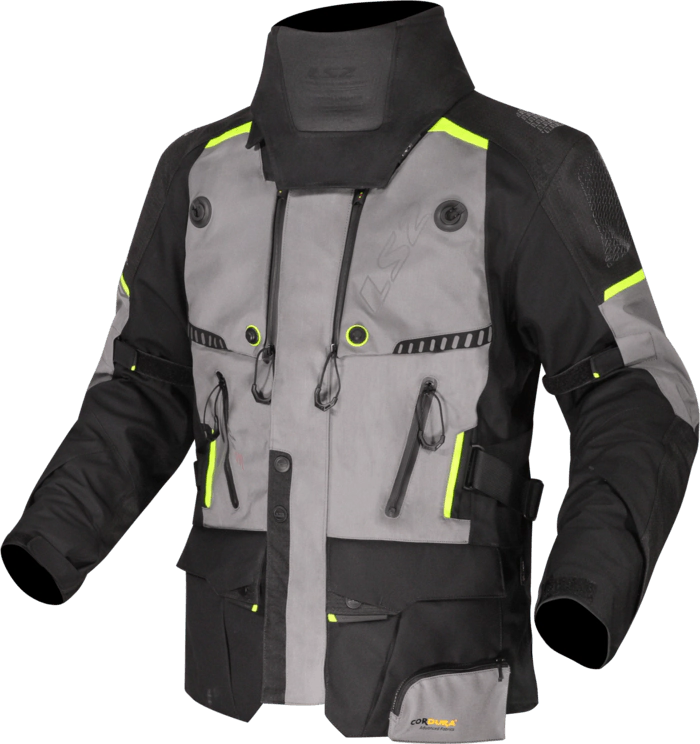 Campera LS2 Apollo Hombre Negro / Gris