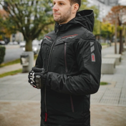 Campera LS2 Zirconium Ng/rj Hombre
