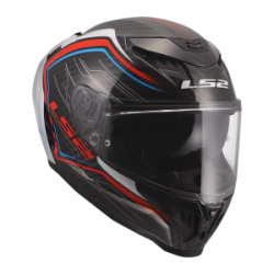 Casco LS2 Integral FF807 Dragon Subic Wh/bl/rd GS