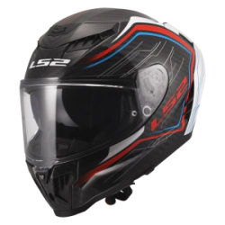 Casco LS2 Integral FF807 Dragon Subic Wh/bl/rd GS
