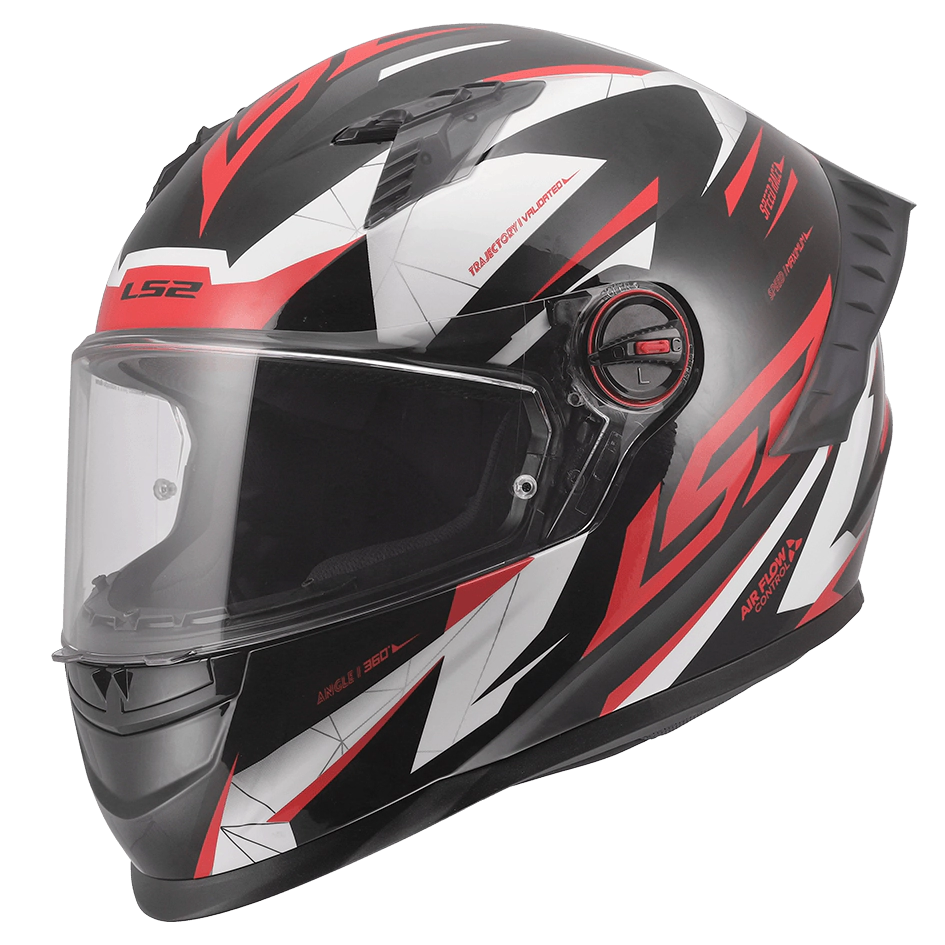 Casco LS2 816 Cosmos Draze Negro / Blanco / Mate