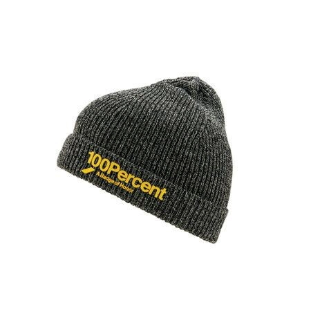 GORRO CASUAL ECHO BEANIE GRIS AMARILLO TALLE UNICO -100%-
