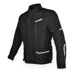 Campera Ruder larga Magnus 4 Estaciones Hombre Negro