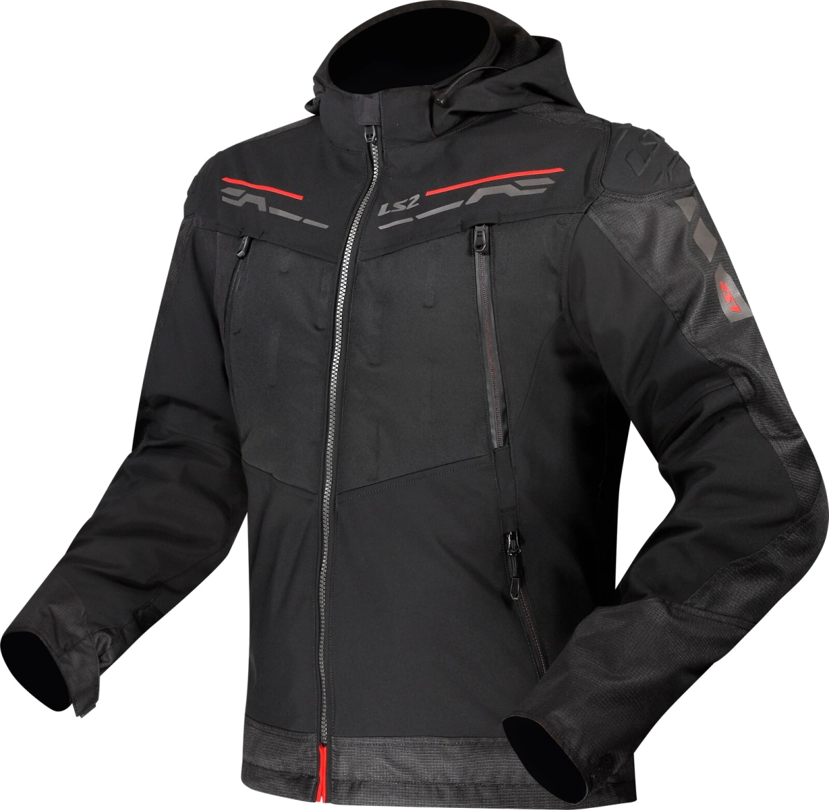 CAMPERA ZIRCONIUM HM NG/RJ TALLE 3XL -LS2-