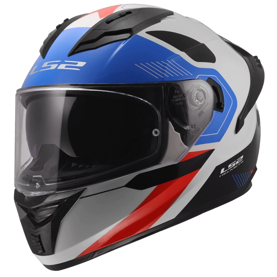 CASCO INTEGRAL FF806 FUSION RAZOR WH/RD GS TALLE XL -LS2 -