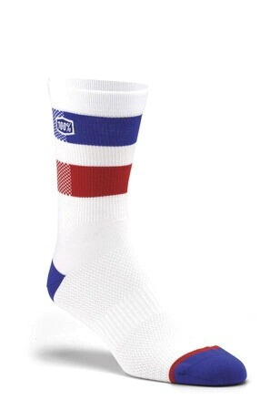 MEDIAS CASUAL FLOW PERFORMANCE MTB SOCKS WHITE TALLE L/XL -100%-