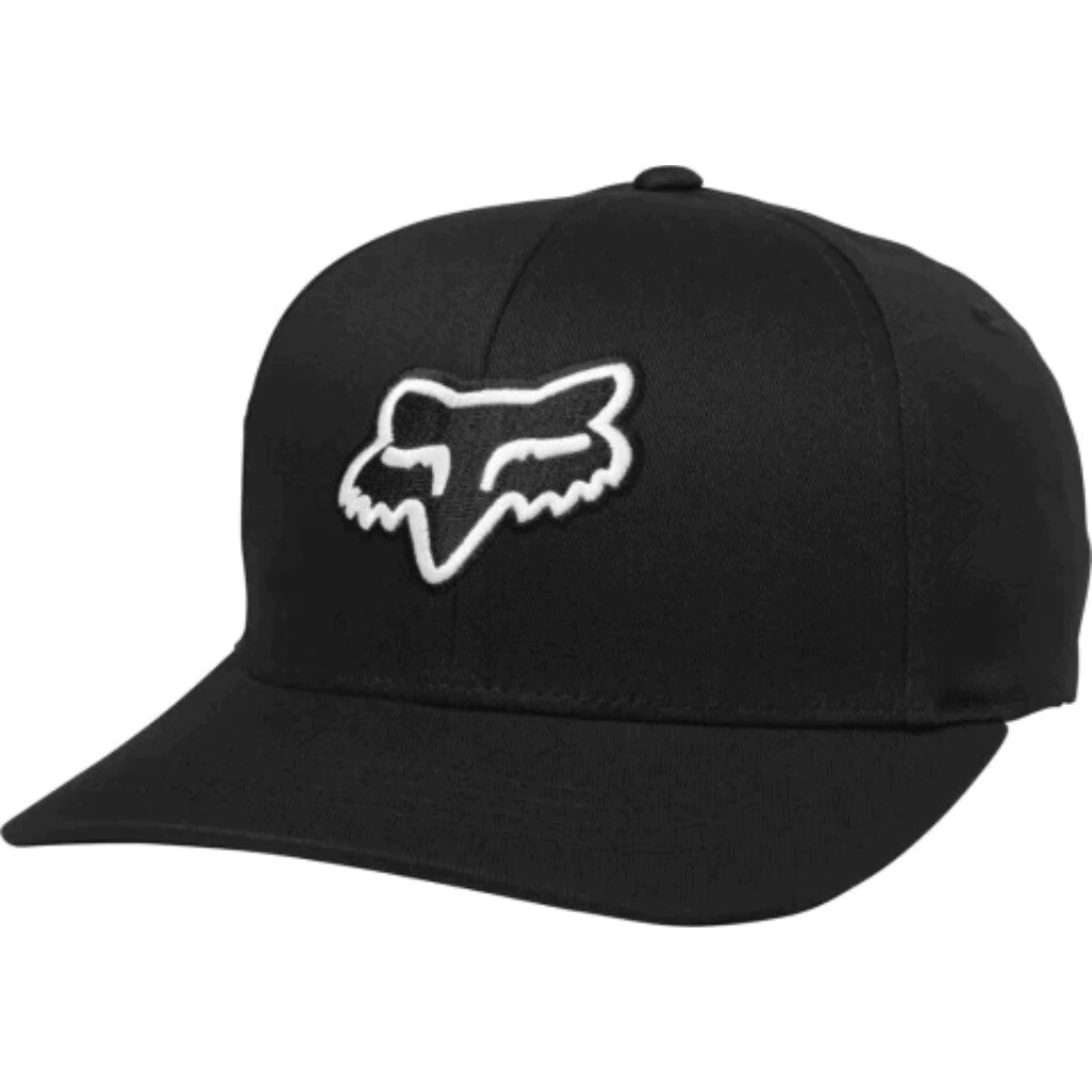 GORRA LEGACY FLEXFIT HAT NEGRO BLANCO TALLE SM -FOX-