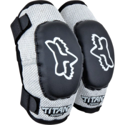 CODERAS PEEWEE TITAN YOUTH NEGRO GRIS TALLE UNICO -FOX-